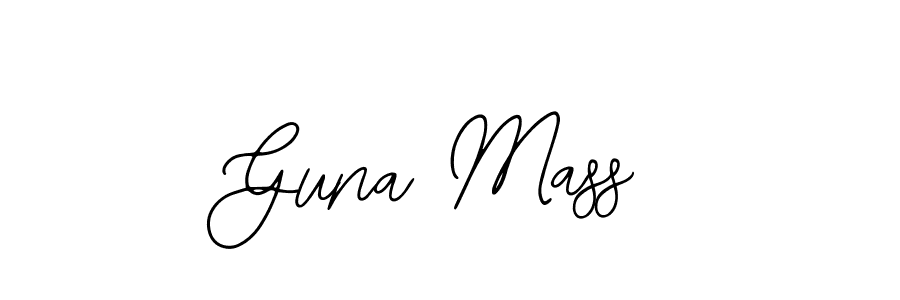 Design your own signature with our free online signature maker. With this signature software, you can create a handwritten (Bearetta-2O07w) signature for name Guna Mass. Guna Mass signature style 12 images and pictures png