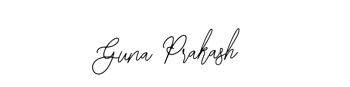 Also we have Guna Prakash name is the best signature style. Create professional handwritten signature collection using Bearetta-2O07w autograph style. Guna Prakash signature style 12 images and pictures png