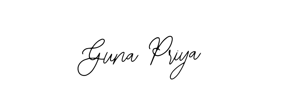 How to make Guna Priya signature? Bearetta-2O07w is a professional autograph style. Create handwritten signature for Guna Priya name. Guna Priya signature style 12 images and pictures png