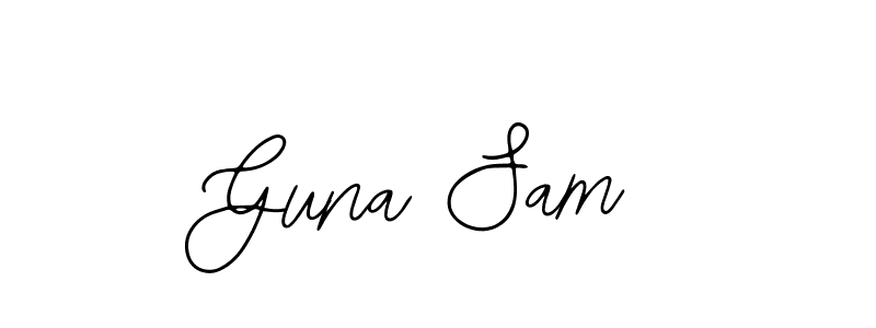 Make a beautiful signature design for name Guna Sam. With this signature (Bearetta-2O07w) style, you can create a handwritten signature for free. Guna Sam signature style 12 images and pictures png