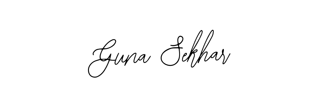 Similarly Bearetta-2O07w is the best handwritten signature design. Signature creator online .You can use it as an online autograph creator for name Guna Sekhar. Guna Sekhar signature style 12 images and pictures png