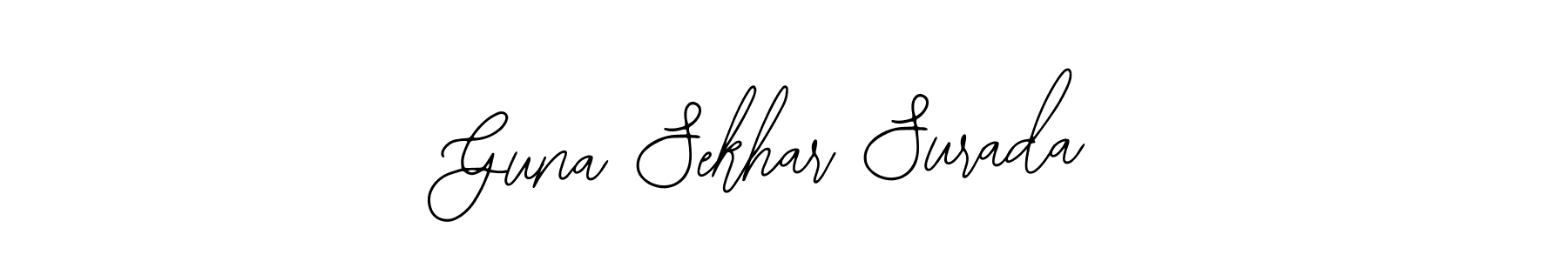 How to make Guna Sekhar Surada signature? Bearetta-2O07w is a professional autograph style. Create handwritten signature for Guna Sekhar Surada name. Guna Sekhar Surada signature style 12 images and pictures png