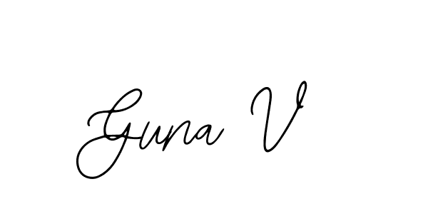 Make a beautiful signature design for name Guna V. Use this online signature maker to create a handwritten signature for free. Guna V signature style 12 images and pictures png