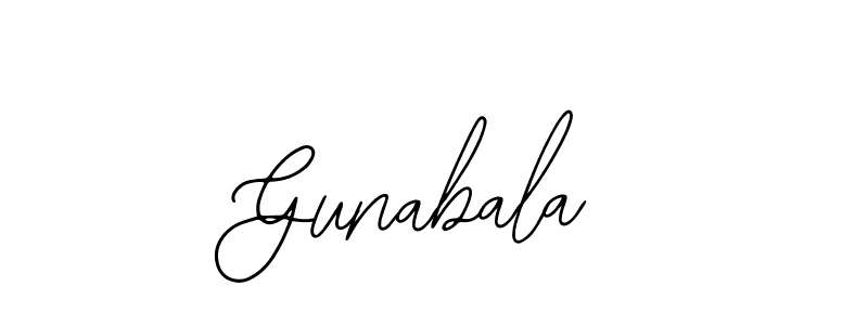 Create a beautiful signature design for name Gunabala. With this signature (Bearetta-2O07w) fonts, you can make a handwritten signature for free. Gunabala signature style 12 images and pictures png