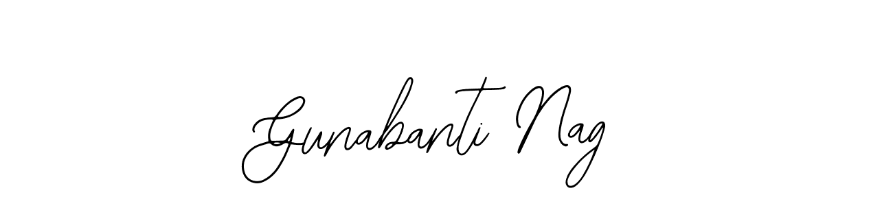 Gunabanti Nag stylish signature style. Best Handwritten Sign (Bearetta-2O07w) for my name. Handwritten Signature Collection Ideas for my name Gunabanti Nag. Gunabanti Nag signature style 12 images and pictures png