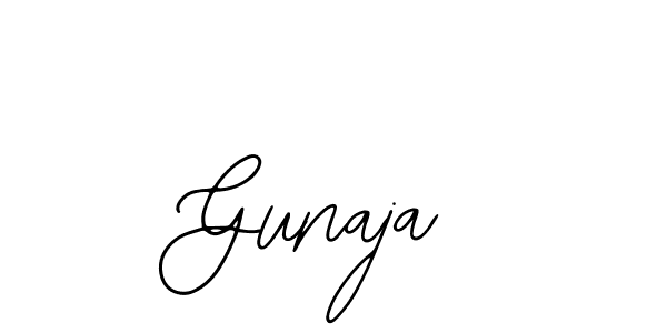 You should practise on your own different ways (Bearetta-2O07w) to write your name (Gunaja) in signature. don't let someone else do it for you. Gunaja signature style 12 images and pictures png