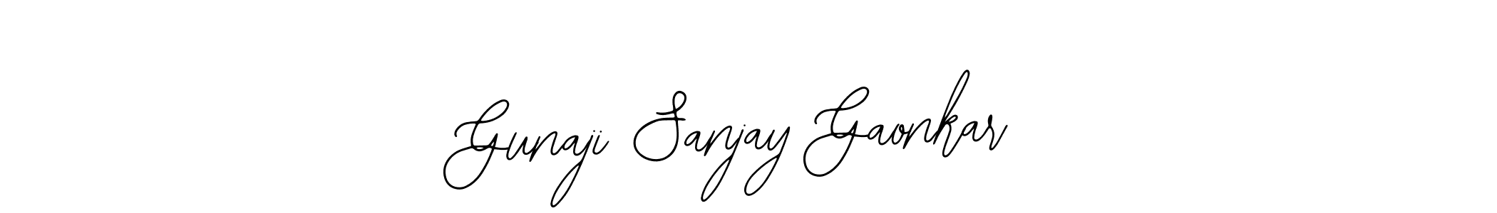 Make a beautiful signature design for name Gunaji Sanjay Gaonkar. With this signature (Bearetta-2O07w) style, you can create a handwritten signature for free. Gunaji Sanjay Gaonkar signature style 12 images and pictures png