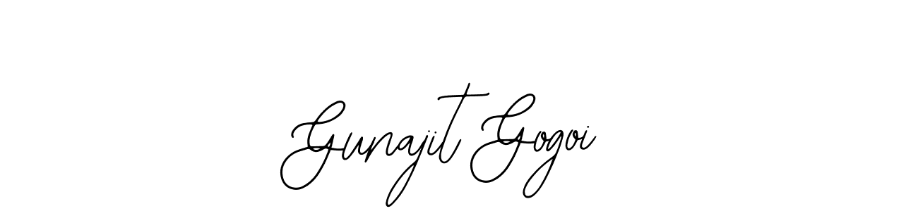if you are searching for the best signature style for your name Gunajit Gogoi. so please give up your signature search. here we have designed multiple signature styles  using Bearetta-2O07w. Gunajit Gogoi signature style 12 images and pictures png