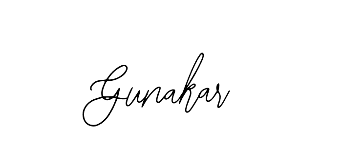 Gunakar stylish signature style. Best Handwritten Sign (Bearetta-2O07w) for my name. Handwritten Signature Collection Ideas for my name Gunakar. Gunakar signature style 12 images and pictures png