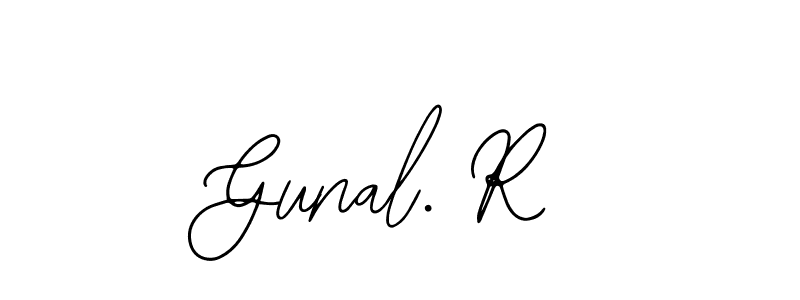 How to Draw Gunal. R signature style? Bearetta-2O07w is a latest design signature styles for name Gunal. R. Gunal. R signature style 12 images and pictures png