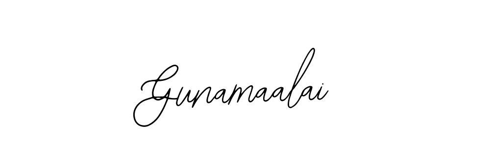 The best way (Bearetta-2O07w) to make a short signature is to pick only two or three words in your name. The name Gunamaalai include a total of six letters. For converting this name. Gunamaalai signature style 12 images and pictures png