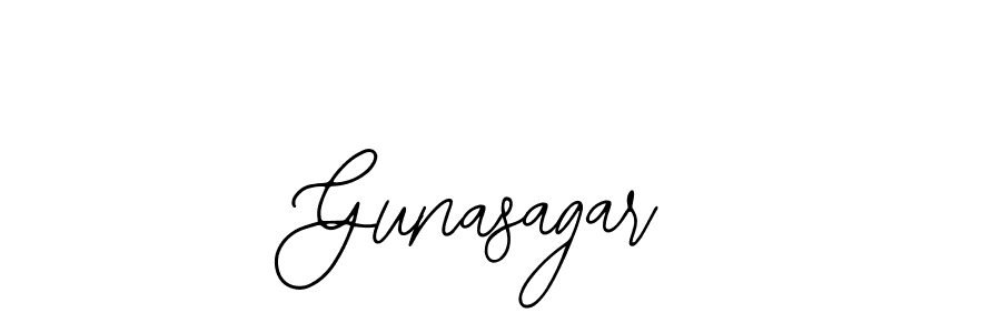 How to make Gunasagar signature? Bearetta-2O07w is a professional autograph style. Create handwritten signature for Gunasagar name. Gunasagar signature style 12 images and pictures png