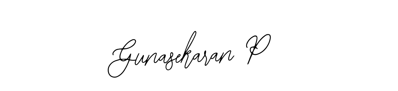 Make a beautiful signature design for name Gunasekaran P. Use this online signature maker to create a handwritten signature for free. Gunasekaran P signature style 12 images and pictures png