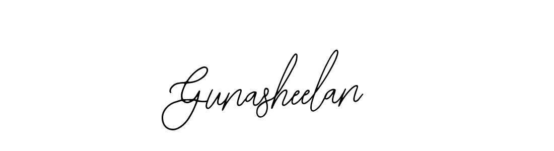 You can use this online signature creator to create a handwritten signature for the name Gunasheelan. This is the best online autograph maker. Gunasheelan signature style 12 images and pictures png