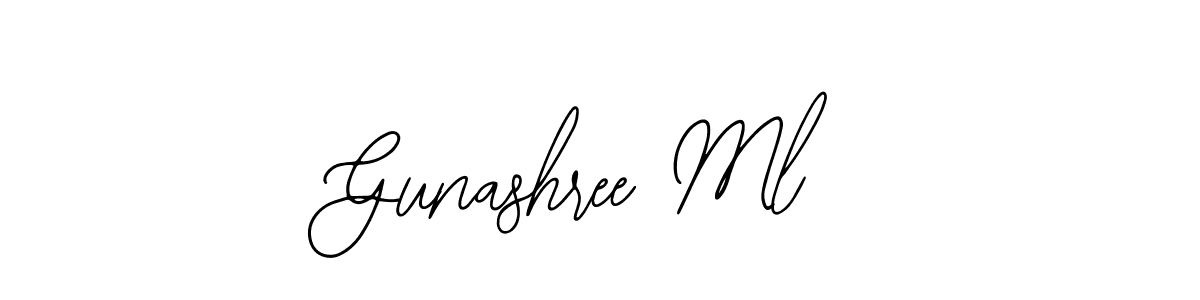 It looks lik you need a new signature style for name Gunashree Ml. Design unique handwritten (Bearetta-2O07w) signature with our free signature maker in just a few clicks. Gunashree Ml signature style 12 images and pictures png