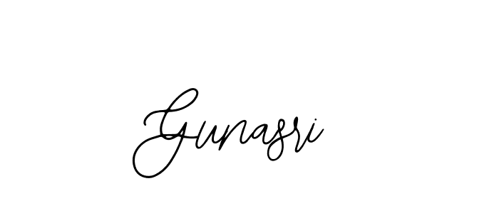 Gunasri stylish signature style. Best Handwritten Sign (Bearetta-2O07w) for my name. Handwritten Signature Collection Ideas for my name Gunasri. Gunasri signature style 12 images and pictures png