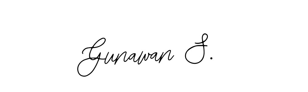 Design your own signature with our free online signature maker. With this signature software, you can create a handwritten (Bearetta-2O07w) signature for name Gunawan S.. Gunawan S. signature style 12 images and pictures png