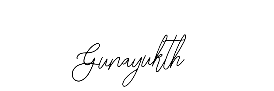 The best way (Bearetta-2O07w) to make a short signature is to pick only two or three words in your name. The name Gunayukth include a total of six letters. For converting this name. Gunayukth signature style 12 images and pictures png