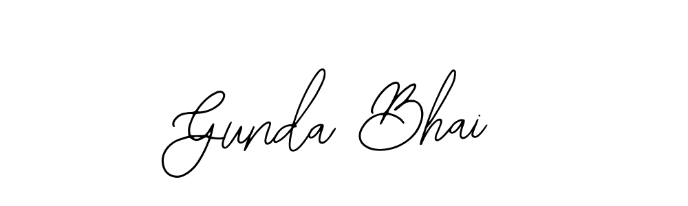 Also You can easily find your signature by using the search form. We will create Gunda Bhai name handwritten signature images for you free of cost using Bearetta-2O07w sign style. Gunda Bhai signature style 12 images and pictures png