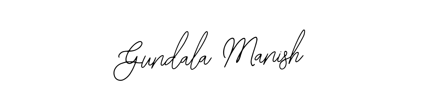 How to make Gundala Manish signature? Bearetta-2O07w is a professional autograph style. Create handwritten signature for Gundala Manish name. Gundala Manish signature style 12 images and pictures png