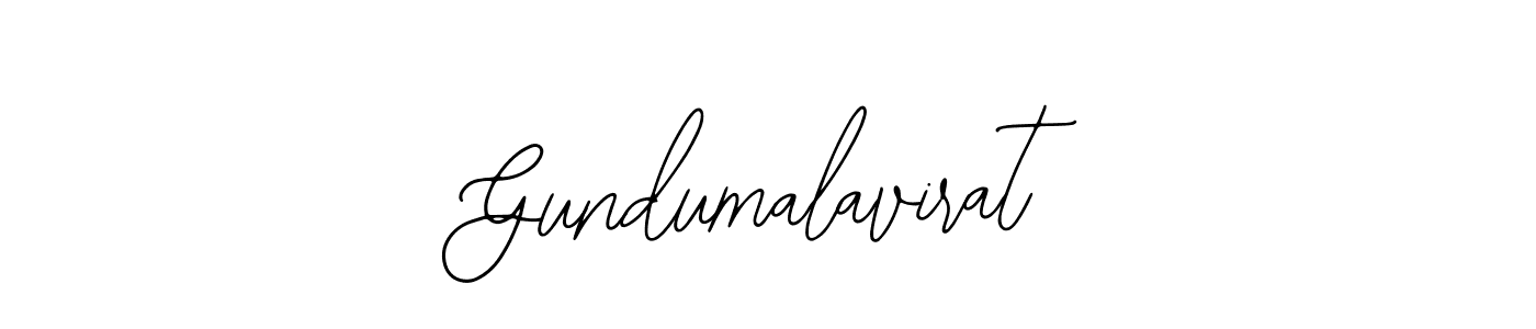 The best way (Bearetta-2O07w) to make a short signature is to pick only two or three words in your name. The name Gundumalavirat include a total of six letters. For converting this name. Gundumalavirat signature style 12 images and pictures png