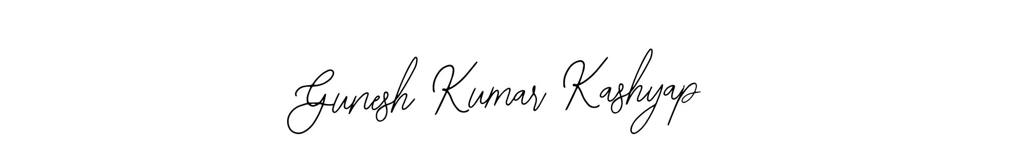 Also we have Gunesh Kumar Kashyap name is the best signature style. Create professional handwritten signature collection using Bearetta-2O07w autograph style. Gunesh Kumar Kashyap signature style 12 images and pictures png