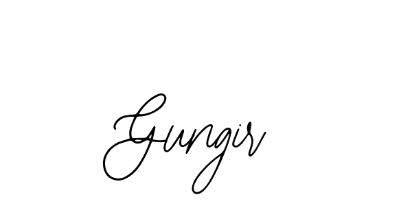 How to make Gungir name signature. Use Bearetta-2O07w style for creating short signs online. This is the latest handwritten sign. Gungir signature style 12 images and pictures png