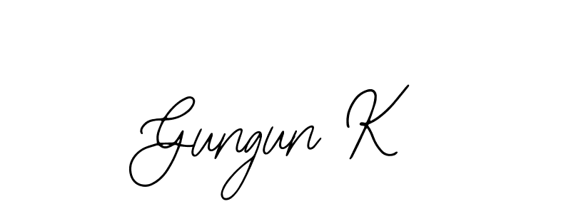 You can use this online signature creator to create a handwritten signature for the name Gungun K. This is the best online autograph maker. Gungun K signature style 12 images and pictures png