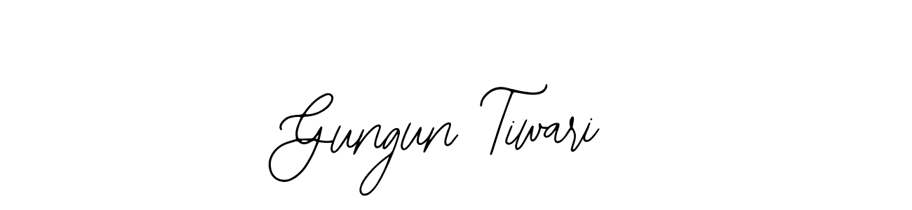The best way (Bearetta-2O07w) to make a short signature is to pick only two or three words in your name. The name Gungun Tiwari include a total of six letters. For converting this name. Gungun Tiwari signature style 12 images and pictures png