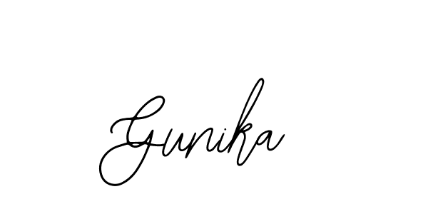 How to Draw Gunika signature style? Bearetta-2O07w is a latest design signature styles for name Gunika. Gunika signature style 12 images and pictures png