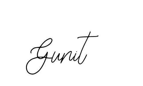 How to make Gunit signature? Bearetta-2O07w is a professional autograph style. Create handwritten signature for Gunit name. Gunit signature style 12 images and pictures png