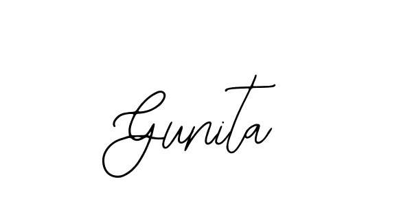 The best way (Bearetta-2O07w) to make a short signature is to pick only two or three words in your name. The name Gunita include a total of six letters. For converting this name. Gunita signature style 12 images and pictures png