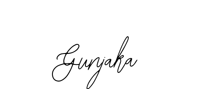 Create a beautiful signature design for name Gunjaka. With this signature (Bearetta-2O07w) fonts, you can make a handwritten signature for free. Gunjaka signature style 12 images and pictures png