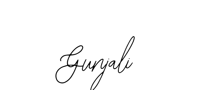 Make a beautiful signature design for name Gunjali. Use this online signature maker to create a handwritten signature for free. Gunjali signature style 12 images and pictures png