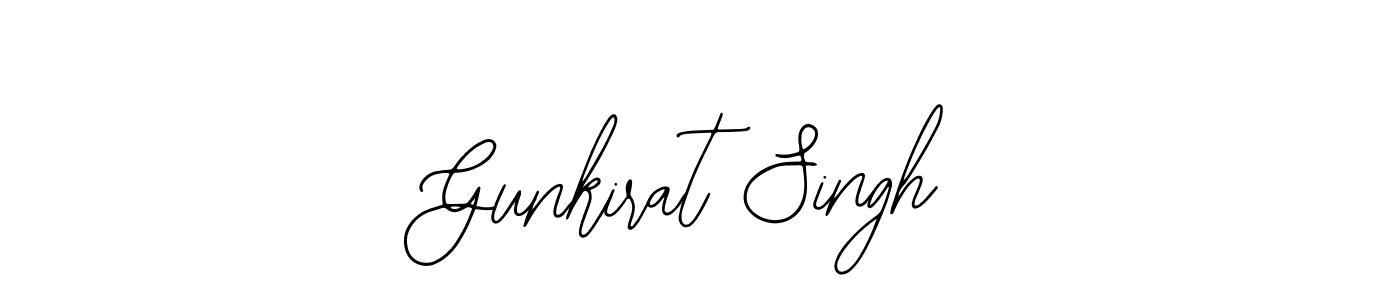 You should practise on your own different ways (Bearetta-2O07w) to write your name (Gunkirat Singh) in signature. don't let someone else do it for you. Gunkirat Singh signature style 12 images and pictures png