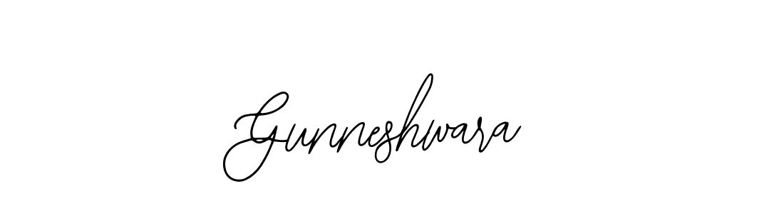 You should practise on your own different ways (Bearetta-2O07w) to write your name (Gunneshwara) in signature. don't let someone else do it for you. Gunneshwara signature style 12 images and pictures png