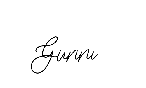if you are searching for the best signature style for your name Gunni. so please give up your signature search. here we have designed multiple signature styles  using Bearetta-2O07w. Gunni signature style 12 images and pictures png
