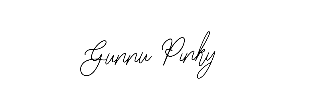 Similarly Bearetta-2O07w is the best handwritten signature design. Signature creator online .You can use it as an online autograph creator for name Gunnu Pinky. Gunnu Pinky signature style 12 images and pictures png