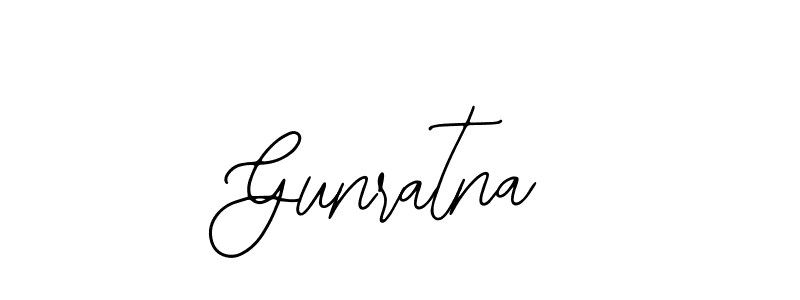 Gunratna stylish signature style. Best Handwritten Sign (Bearetta-2O07w) for my name. Handwritten Signature Collection Ideas for my name Gunratna. Gunratna signature style 12 images and pictures png