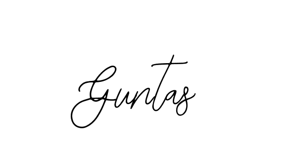 How to make Guntas name signature. Use Bearetta-2O07w style for creating short signs online. This is the latest handwritten sign. Guntas signature style 12 images and pictures png
