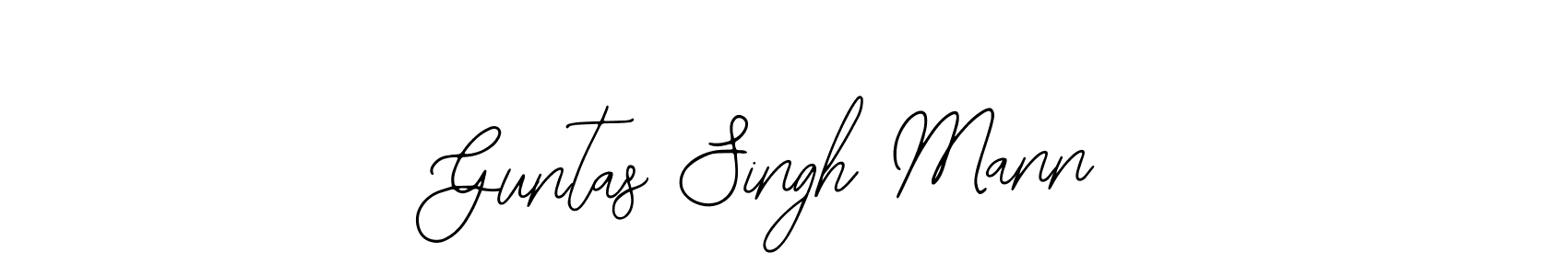 Use a signature maker to create a handwritten signature online. With this signature software, you can design (Bearetta-2O07w) your own signature for name Guntas Singh Mann. Guntas Singh Mann signature style 12 images and pictures png