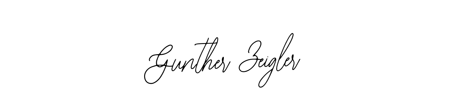 Gunther Zeigler stylish signature style. Best Handwritten Sign (Bearetta-2O07w) for my name. Handwritten Signature Collection Ideas for my name Gunther Zeigler. Gunther Zeigler signature style 12 images and pictures png