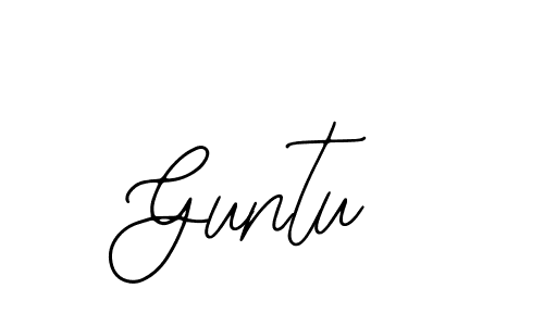 How to Draw Guntu signature style? Bearetta-2O07w is a latest design signature styles for name Guntu. Guntu signature style 12 images and pictures png