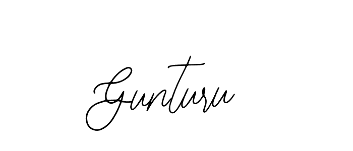 Make a beautiful signature design for name Gunturu. With this signature (Bearetta-2O07w) style, you can create a handwritten signature for free. Gunturu signature style 12 images and pictures png