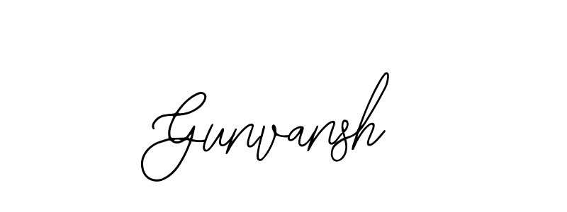 Create a beautiful signature design for name Gunvansh. With this signature (Bearetta-2O07w) fonts, you can make a handwritten signature for free. Gunvansh signature style 12 images and pictures png