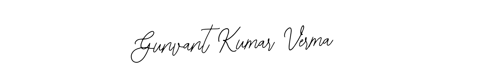 It looks lik you need a new signature style for name Gunvant Kumar Verma. Design unique handwritten (Bearetta-2O07w) signature with our free signature maker in just a few clicks. Gunvant Kumar Verma signature style 12 images and pictures png