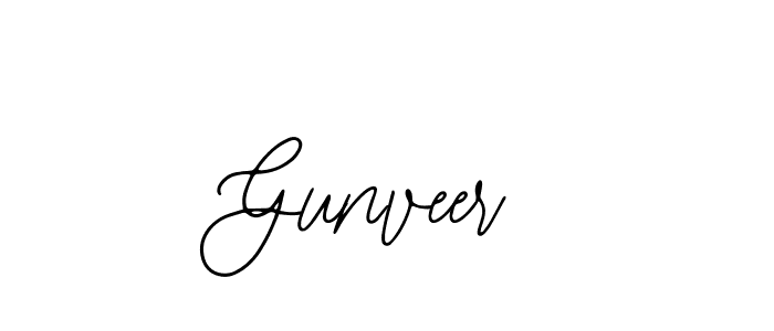 Make a beautiful signature design for name Gunveer. With this signature (Bearetta-2O07w) style, you can create a handwritten signature for free. Gunveer signature style 12 images and pictures png