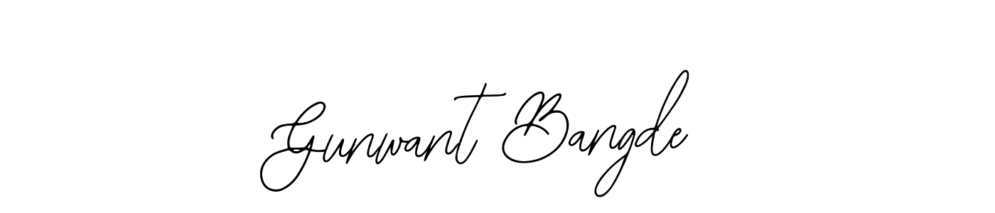 Here are the top 10 professional signature styles for the name Gunwant Bangde. These are the best autograph styles you can use for your name. Gunwant Bangde signature style 12 images and pictures png