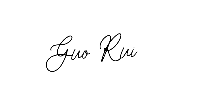 Use a signature maker to create a handwritten signature online. With this signature software, you can design (Bearetta-2O07w) your own signature for name Guo Rui. Guo Rui signature style 12 images and pictures png