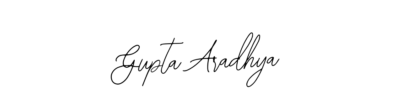Also we have Gupta Aradhya name is the best signature style. Create professional handwritten signature collection using Bearetta-2O07w autograph style. Gupta Aradhya signature style 12 images and pictures png
